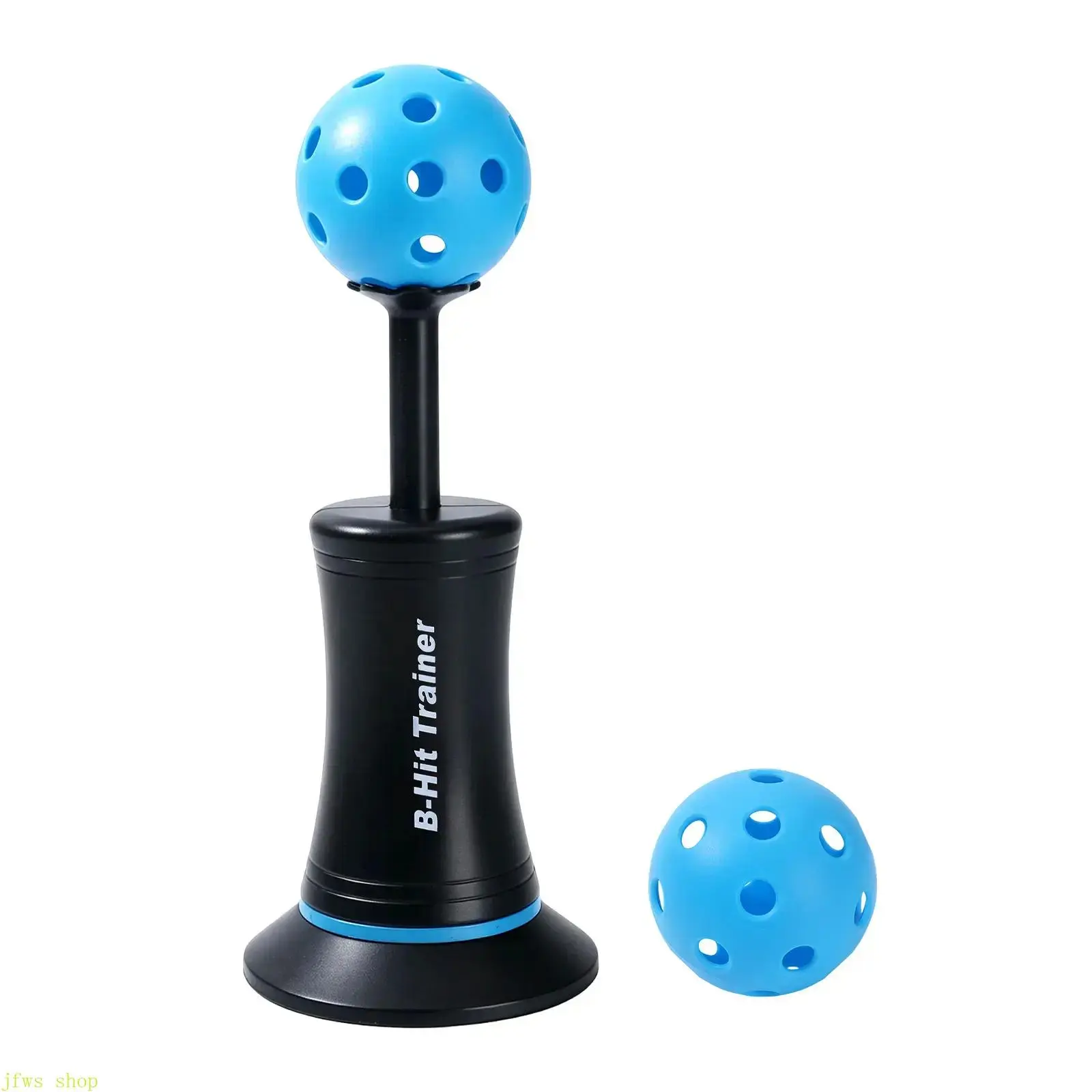 Baseball Hitting Trainer Launcher - Portable Durable Pop Up Batting Tee for Solo Practice, Baseball Training Equipment for Perfect Swings, Includes 3 Bonus Balls (Blue), Launcher+3Balls