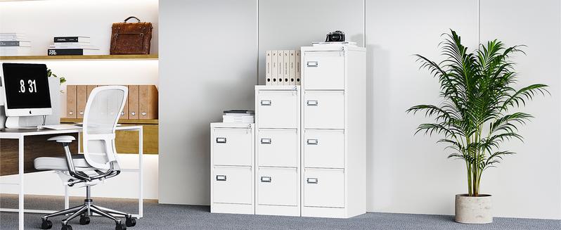 Yizosh 4 Drawer Black File Cabinet with Lock, Filing Cabinets for Home Office, Metal Locking Office File Storage Cabinets with Drawers, Vertical Small Filing Cabinet Organizer for Legal/A4