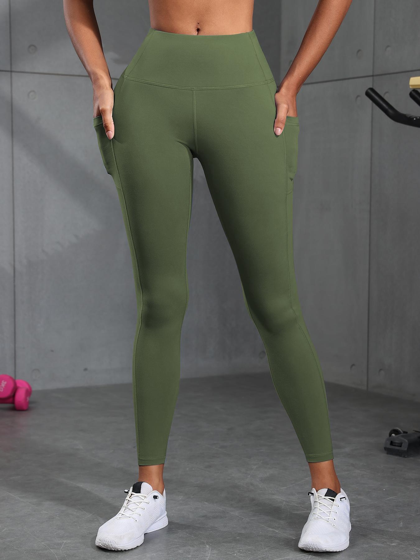 CHRLEISURE 3/5/6-Pack High Waisted Sports Leggings with Pockets for Women - Soft Athletic Tummy Control Pants for Running Cycling Yoga Workout Leggings