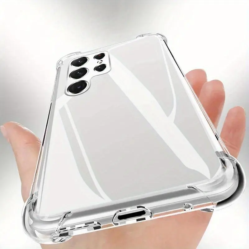 Phone Case - Clear Phone Case for Samsung Galaxy S22 S23 S24 Ultra S21 S20 Fe S10 Plus A52 A52S A51 A53 A72 A71 A32 A12 Shockproof Case Cover