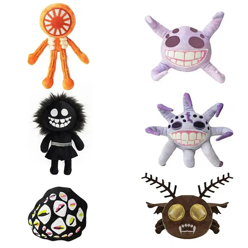 Horror Moth Stuffed Toy - Cross-Border New 2-Door Second-Layer Game Merchandise Doll, 22cm, 70g (Note: Item Not As Shown)