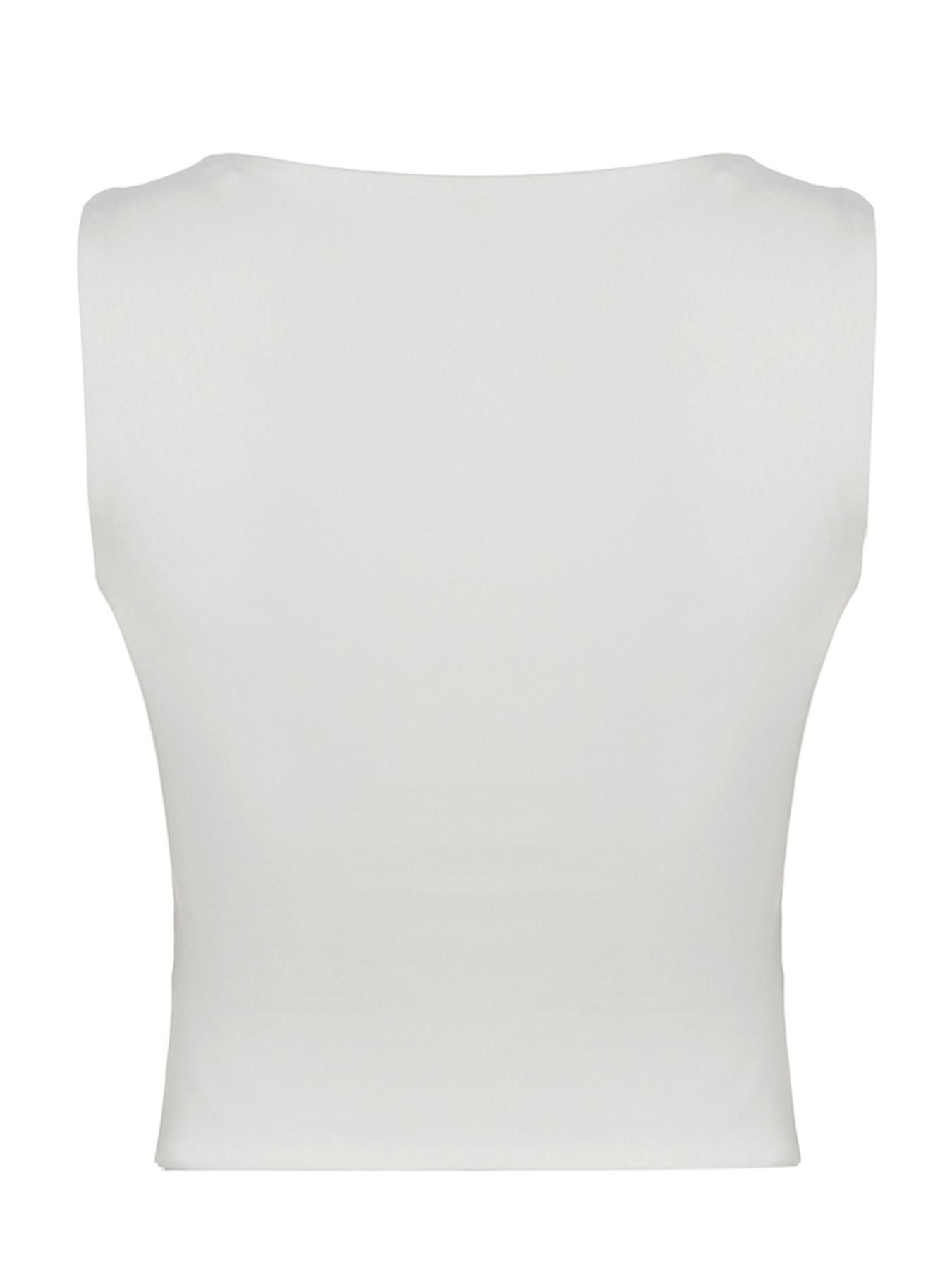 Women's Plain Square Neck Tank Top, Casual Fit Sleeveless Crop Top, Summer Clothes Women, Lady's Clothing for Daily Wear, Womenswear