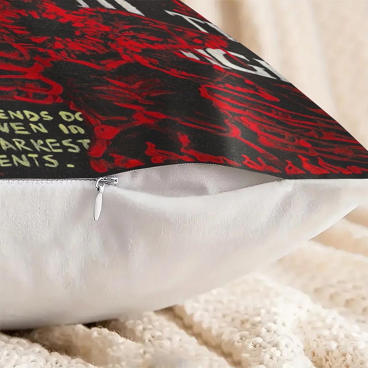 Stranger Things Pattern Throw Pillow, Soft And Comfortable Printed Design, Unique Print, Suitable For Living Room Sofa, Bedroom Headboard Pillow, And Office Nap