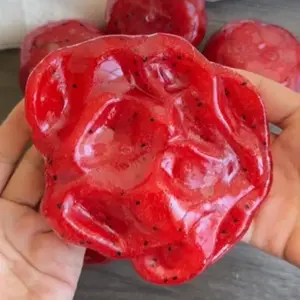 2026 Soft Stretchy Watermelon Squishy Toy Squeeze Stress Relief Fidget Toy for Kids Adults Funny Anti-Stress TPR Squeeze Ball
