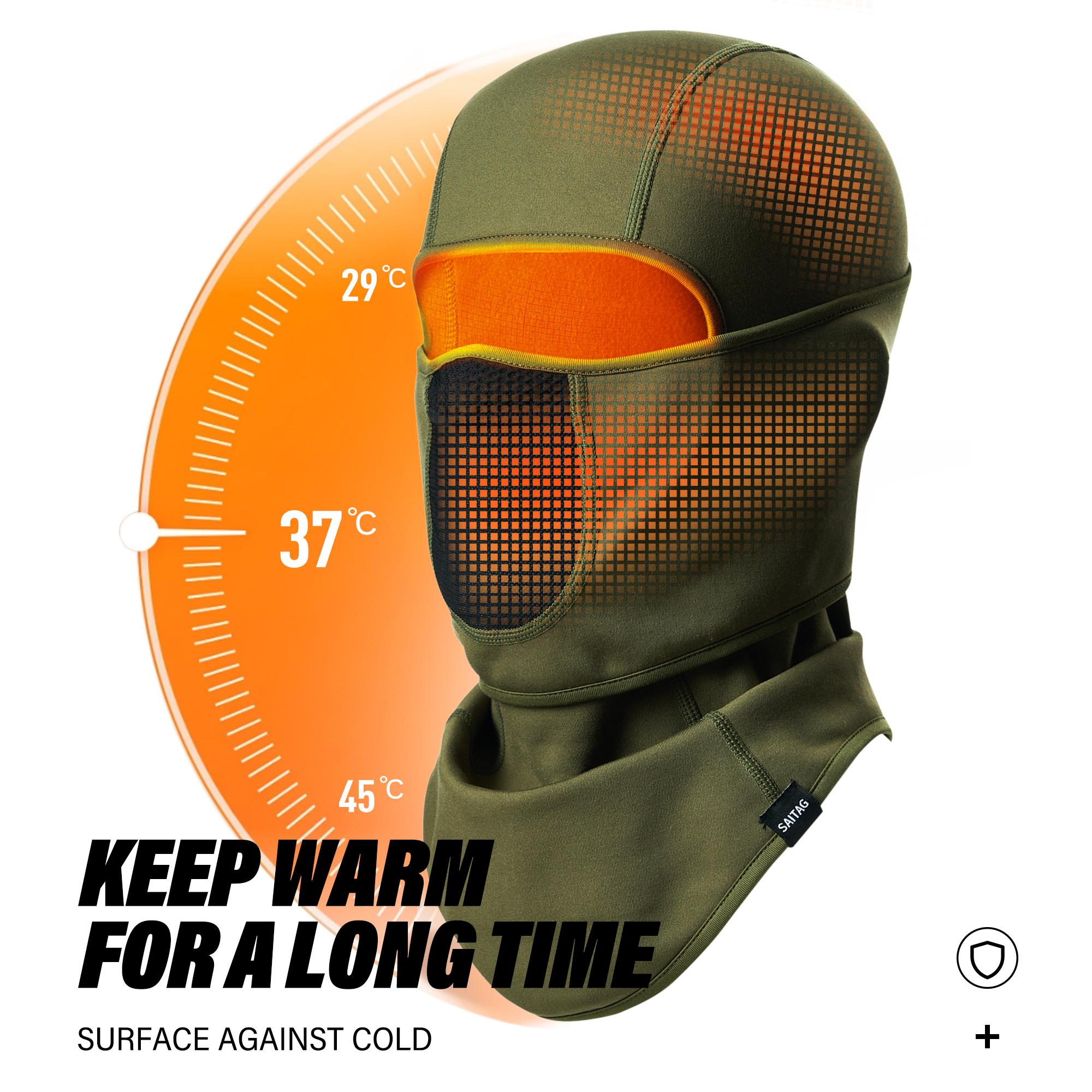 Balaclava Ski Mask Face Covering, Winter Outdoor Sports & Work Protective Gear, Warm & Durable Design for Cold Weather Activities