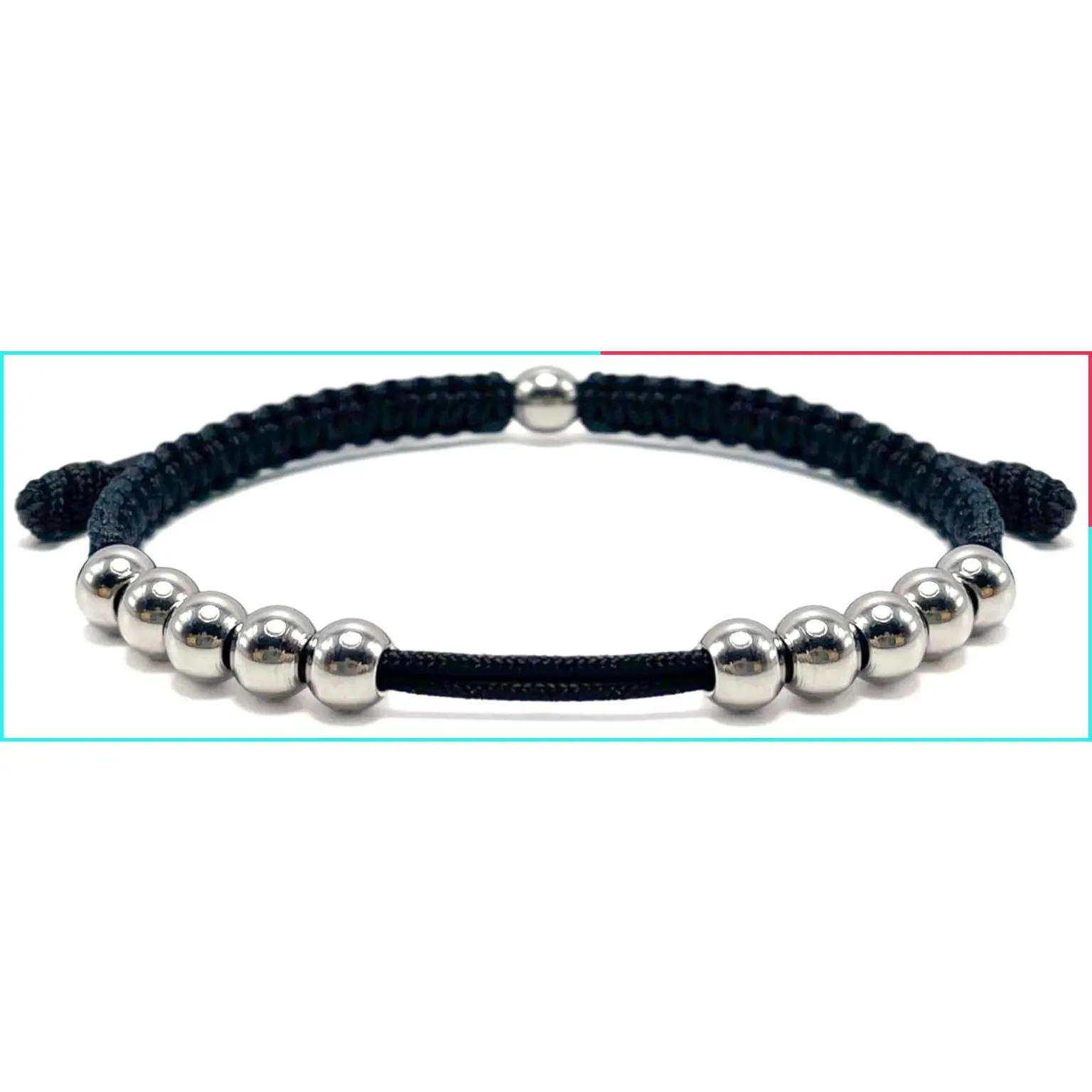 Golf Stainless Steel 10 Beads Score Counter Bracelet, Resizable and Adjustable Stroke Count Tracker, Durable Stylish Golf Accessory