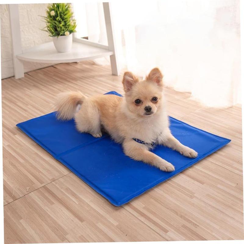Summer Pet Cooling Mat for Dogs and Cats, Nonskid Breathable Cooling Pad 40x50cm, Sturdy Chew-Resistant Indoor Sleeping Cushion for Home and Travel