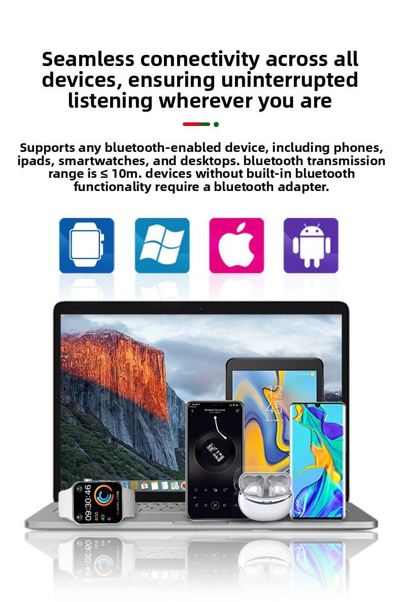 Smart waterproof noise reduction in-ear stereo wireless link simple and fashionable bluetooth headset Deep Bass Earbuds galaxy buds