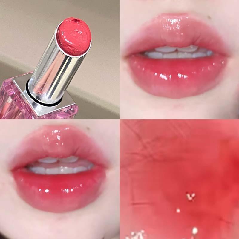 Highly moisturizing lipstick provides long-lasting hydration and repair for dry lips. The smooth, creamy texture applies easily, offers rich color payoff, and is long-lasting and smudge-proof, creating plump, soft lips. A must-have gift for Mother's Day.