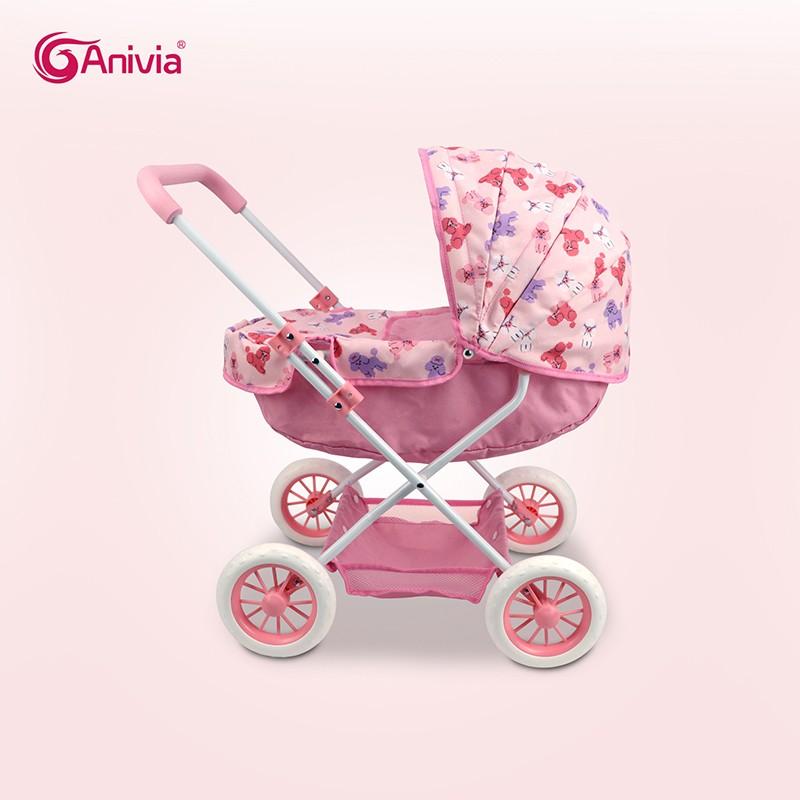 Anivia Brand Doll Stroller, Fits 11-18 Inch Dolls, Suitable for Kids over 3 Years, Perfect Holiday Gift, Christmas Present, Birthday Gift