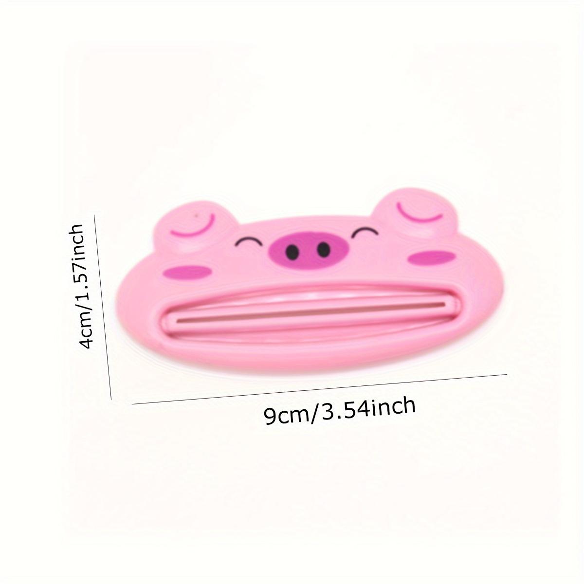 Cartoon Animal Toothpaste Squeezer Set, Fun Plastic Bathroom Accessories, Independent and Easy to Use, Modern Style Toothbrush Holder