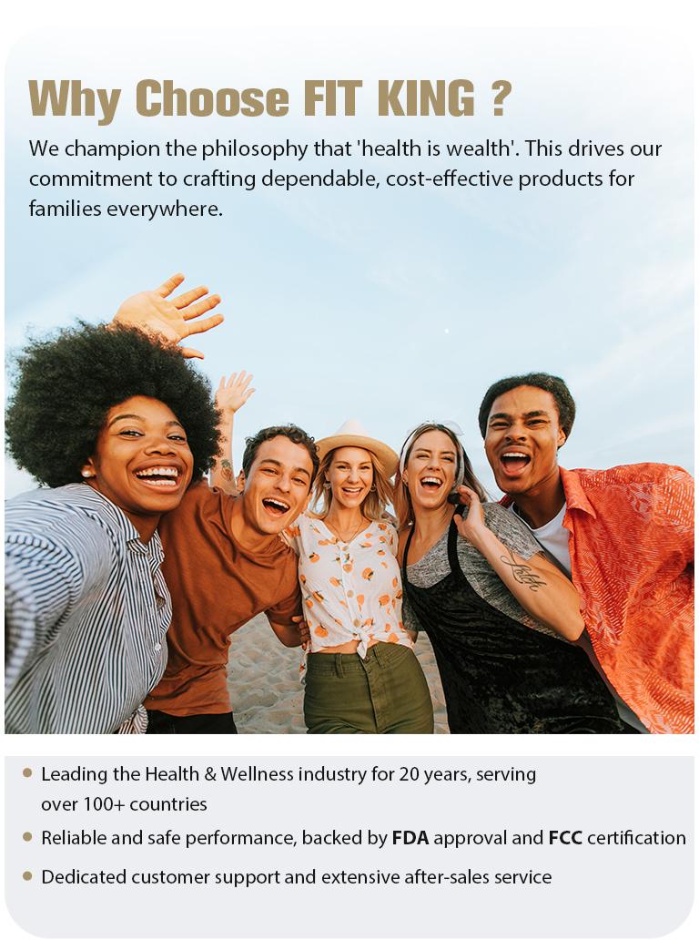 【FIT KING】Foot and Leg Massager with Knee Heating for Enhanced Comfort - Includes Handheld Controller leg massager with knee relaxation Massaging Device for gift Black Friday