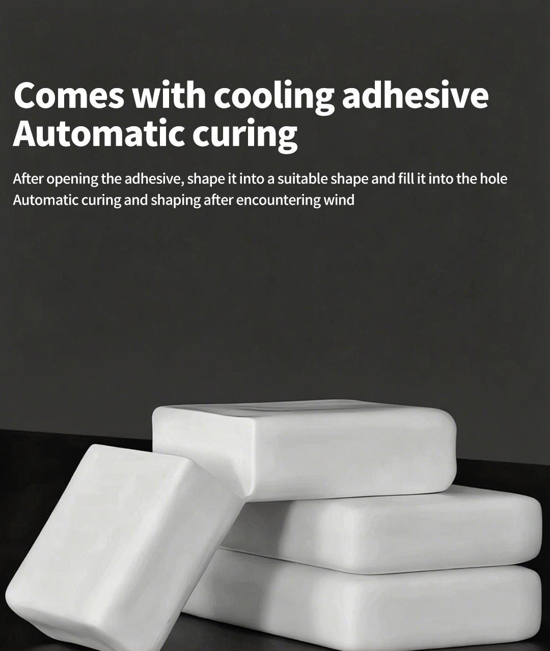 SOPAMI Sealant Clay 20pcs Patented Sticky Pipe Sealant Mud for Air Conditioning Hole Blocking Anti Insect Windproof Quick Dry Adhesive