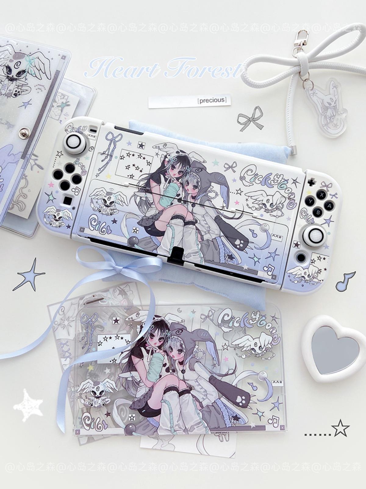 Anime Switch Case for Girl OLED Hard Case for Nintendo Switch2/NS/lite Console Controller Joy-Con Can Be Inserted Into The Dock