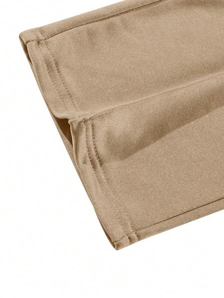 Men's Autumn Winter Loose Fit Straight Leg Pants, Casual Wide Leg Long Trousers, Comfortable Men's Clothing for Daily Wear