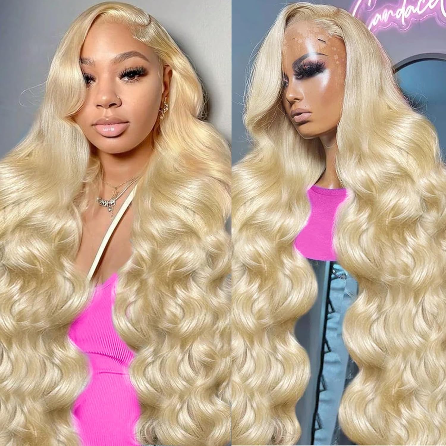 613 13x6 Lace Front Wig Human Hair Blonde Body Wave Ginger Lace Front Wigs Human Hair Reddish Brown HD Lace Frontal Wig Pre Plucked with Baby Hair for Women SpringStatements
