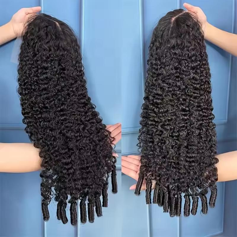[NEW IN]Yawawe Hair 13x6 Burmese Curly Full Lace Frontal Wear go Glueless Wig with Drawstring Effortless Install Ear to Ear Straight Pre-Cut Pre-Plucked Human Hair for Women Beginnner Friendly