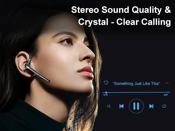 ONE LIFE G7 Trucker Bluetooth Headset Wireless Earpiece V5.3, Noise Cancelling Mic for Clear Calls, 120H Standby, LED Display. Mute Button Handsfree for Driving Truck Drivers Office Work Cell Phones