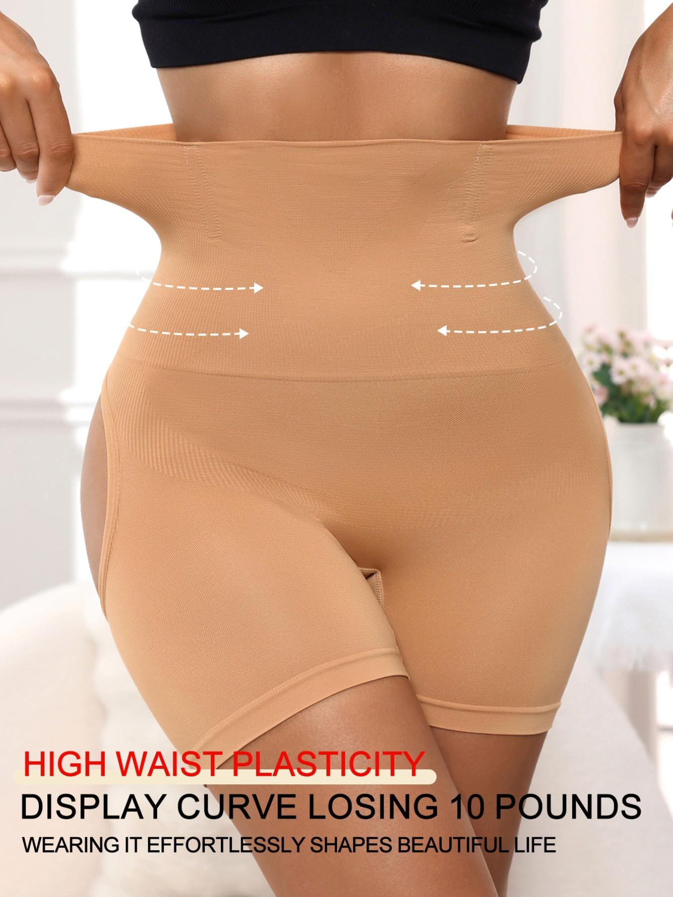 High Waist Seamless Shaping Underwear, Tummy Control Design, Women's Body Shaper Panties, Flat Belly Effect, Butt Lifting Slimming Pants