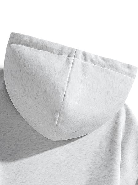 Unisex Basic Hoodie Sweatshirt, Casual Long Sleeve Pullover for Spring & Fall, Fitted Moderate Fabric, Ideal for Daily Wear