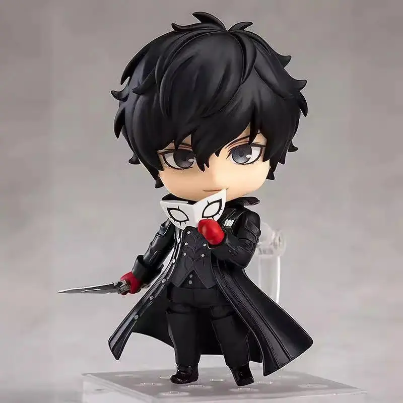 #989 Persona Series Amamiya Ren Articulated Replaceable Face Pvc Figure Desktop Display Decor Anime Peripheral Birthday Gift