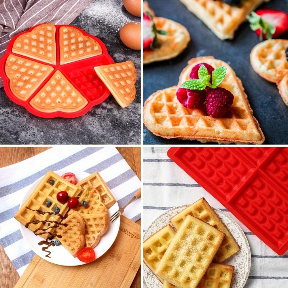 Easy Release Waffle Silicone Mold - Perfect for Baking Lattice Biscuits and More