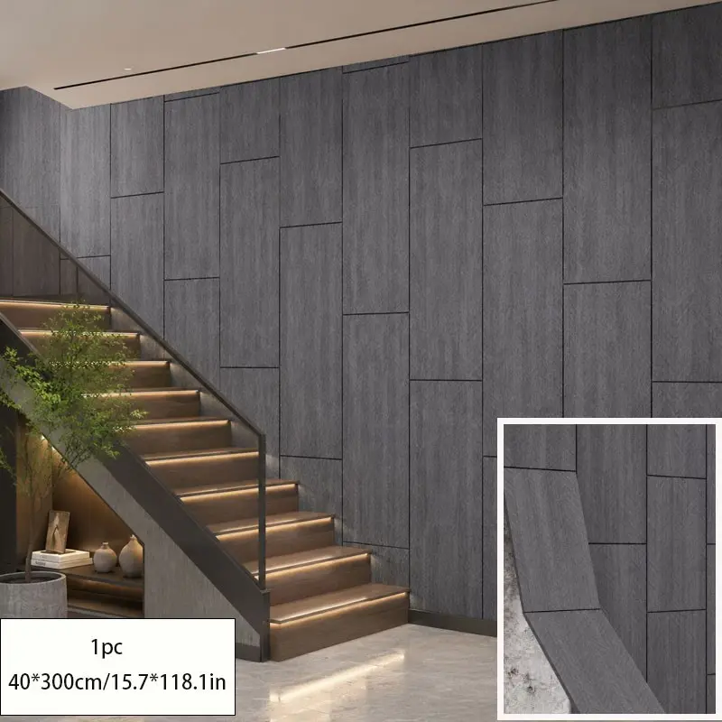 Thick 3D Wall Panel, Interlocking Design, Cuttable and Tearable, Ideal for Bedroom, Study, TV Background, Brick Texture, Artistic Decor