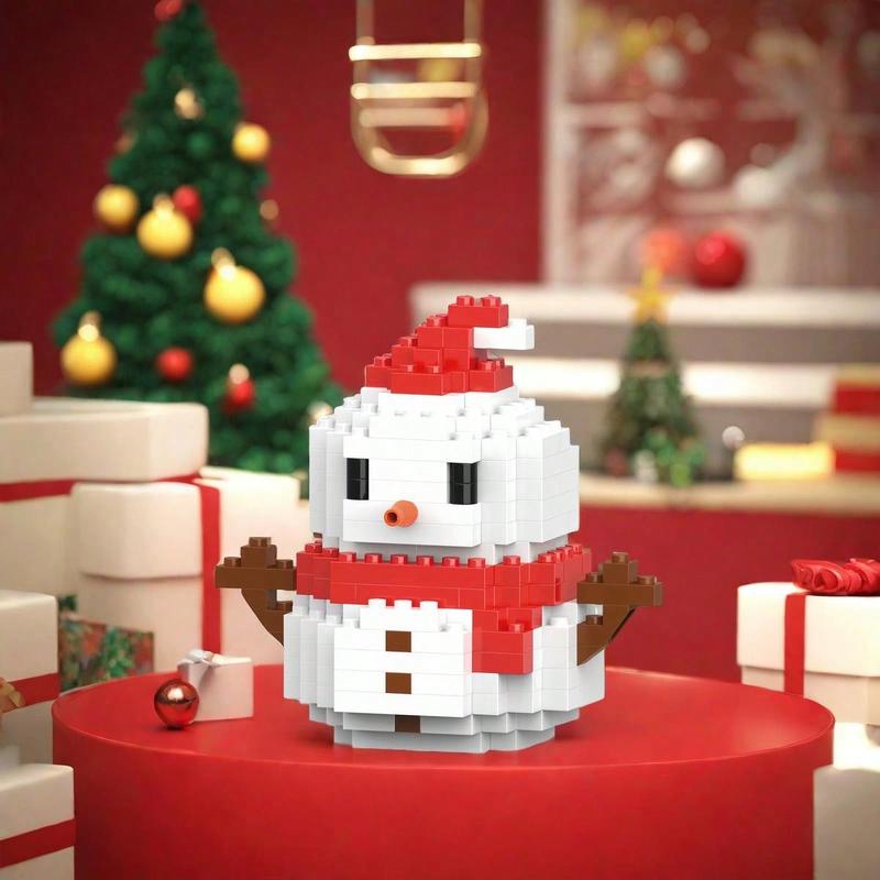 Santa Claus Design Building Blocks Toy, 1 Count Cute Micro-particle Building Bricks Ornament, Snowman & Reindeer Creative Desktop Decoration for Home Office #TOP PICKS Santa Claus Design Building Blocks Toy, 1 Count Cute Micro-particle Building Bricks Ornament, Snowman & Reindeer Creative Desktop Decoration for Home Office #TOP PICKS