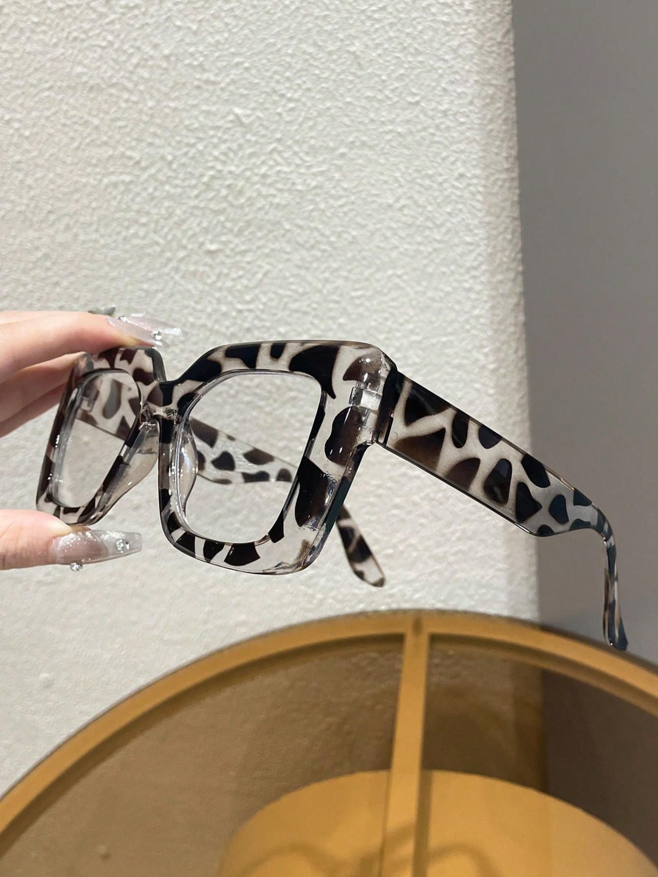 Women's Cat Eye Large Frame Glasses, Simple Design Suitable for Daily Life, Street Photography, Outdoor Leisure Activities