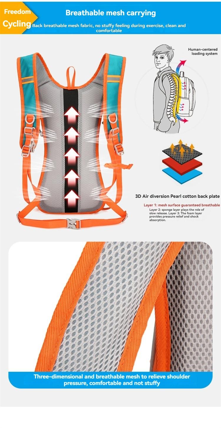 Lightweight Outdoor Cycling Backpack, Large Capacity Waterproof Hiking Climbing Bag, Breathable Comfort Sports Travel Shoulder Pack