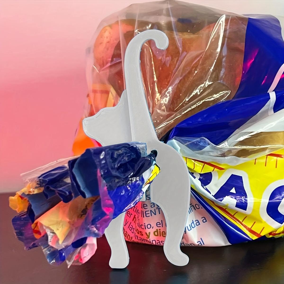 Dog-Themed Food Bag Sealing Clips, Plastic Bag Sealer, Moisture-Proof Dustproof Kitchen Organizer, Plastic Material, Ideal for Bread Snacks Storage, Set of 2