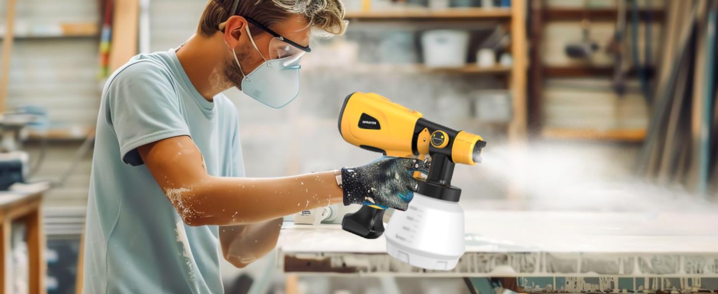 Paint Sprayer 1000W High Power Electric Spray Paint with Adjustable Spray Width Knob 4 Nozzles,Easy to Clean for Paint Sprayer for Furniture Garder Chairs Fence Walls Door Etc Paint Sprayer 1000W High Power Electric Spray Paint with Adjustable Spray Width Knob 4 Nozzles,Easy to Clean for Paint Sprayer for Furniture Garder Chairs Fence Walls Door Etc