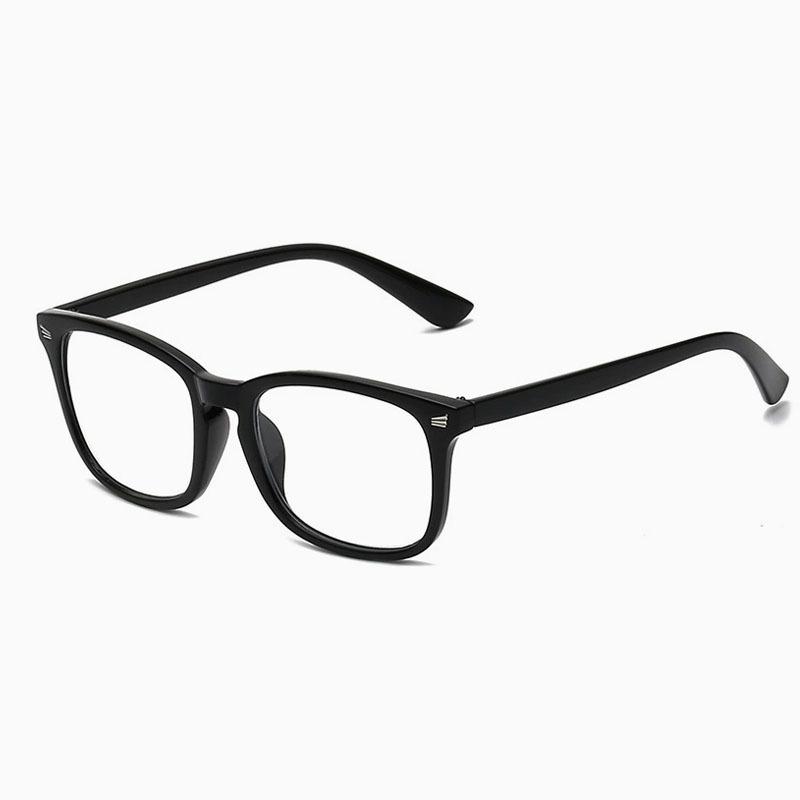 3pcs fashionable versatile daily trendy eyeglass frames for men, square frame, classic retro plain lenses for women