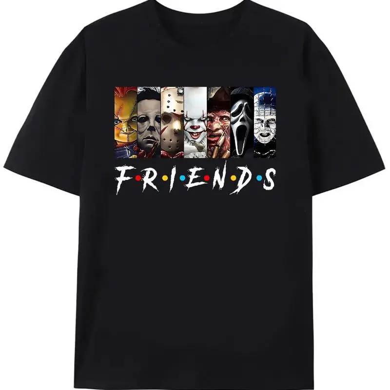 Unisex idol print t-shirt - a must-have for Black Friday carnival, the top gift from the terrifying Miles group for him/her