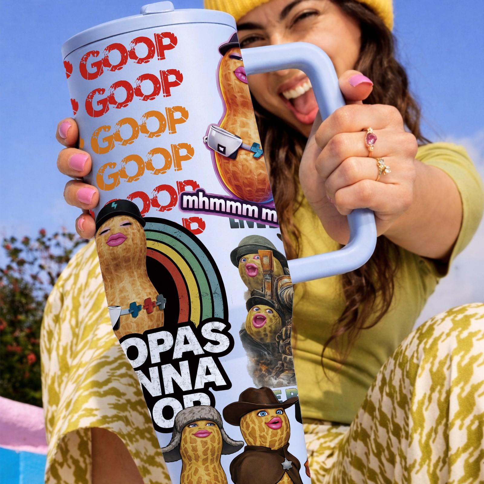 1 Pc 40oz insulated tumbler, funny meme tumbler, double wall vacuum mug, leak proof travel mug with handle, emoji aesthetic cup, hot cold drinks 12h hot 24h cold, viral funny gift for women men, reusable coffee mug, trendy tumbler