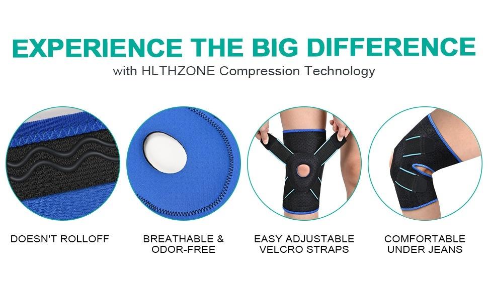 Enhanced Knee Support Capable of 60 Pounds Adjustable Knee Brace for Running, Gym & Daily Training,2 Built-in Metal Stabilizers Inside Enhanced Knee Support Capable of 60 Pounds Adjustable Knee Brace for Running, Gym & Daily Training,2 Built-in Metal Stabilizers Inside