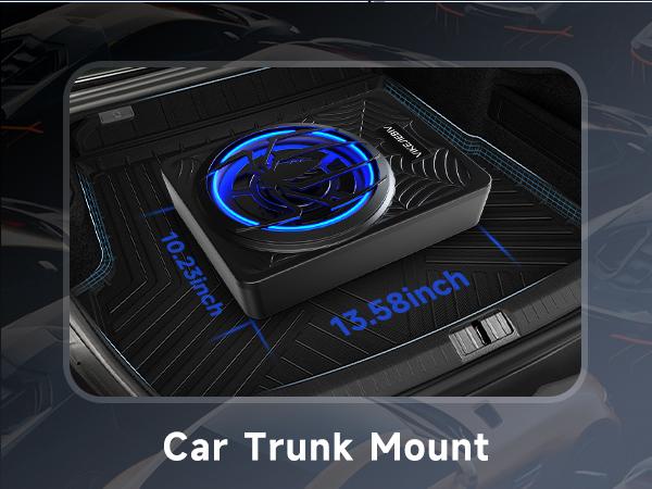 VIKEJIEBIV 1200W Subwoofer, Slim Underseat Car Subwoofer and Amp Package with Ambient Light, Individual Control for Low Pass/Gain/Boost Bass, Loud Stereo Sound, Deep Bass, Car Truck Accessory Perfect for Truck/SUV/Jeep/MPV VIKEJIEBIV 1200W Subwoofer, Slim Underseat Car Subwoofer and Amp Package with Ambient Light, Individual Control for Low Pass/Gain/Boost Bass, Loud Stereo Sound, Deep Bass, Car Truck Accessory Perfect for Truck/SUV/Jeep/MPV