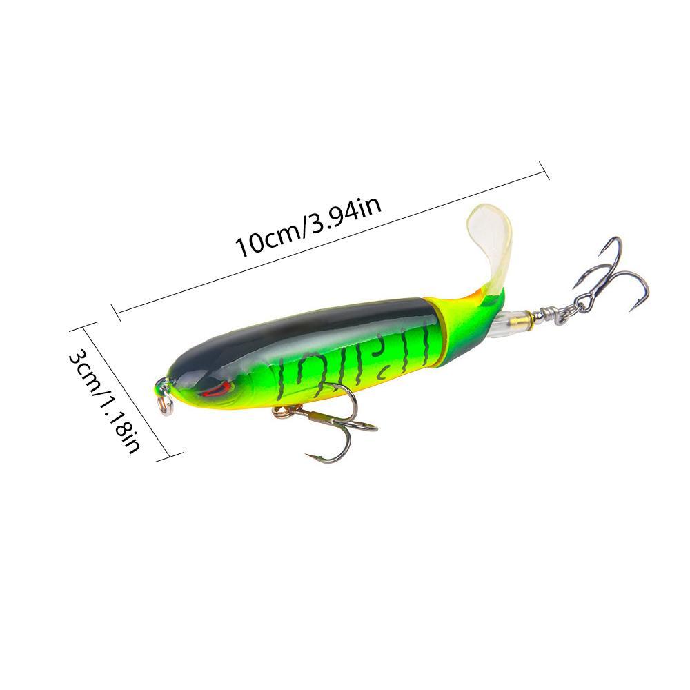5/10Pcs 10cm 13.5g Whopper Plopper Lure,  Simulation Swimbait with Sharp Hooks,fishing bait lures girl Realistic Artificial Hard Fishing Bait, High Fish Attracting Design, Durable Outdoor Fishing Accessory for Freshwater and Saltwater Anglin