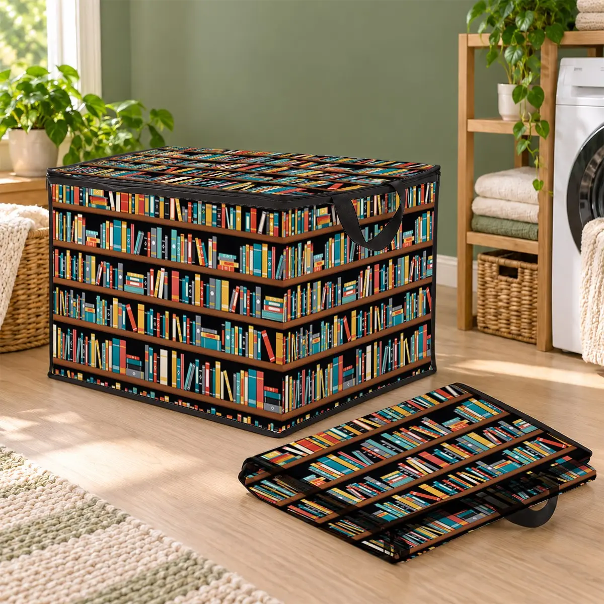 Bookshelf Books Storage Box, Organize Your Reading Space Efficiently, Perfect for Home Libraries & Book Lovers, Durable & Spacious Design