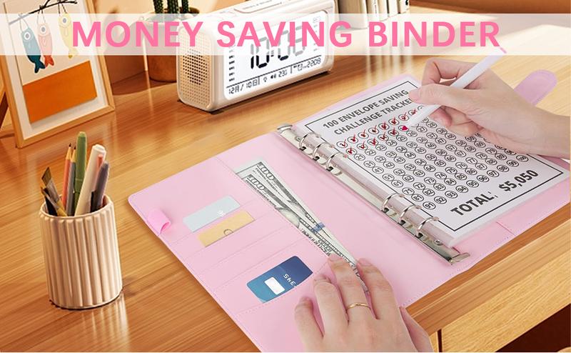 CLOUDSEA 100 Envelope Savings Challenge Binder A5 Size with Cute Stickers & Cash Envelopes for 100 Day Savings $5,050 Budgeting Planner Finance Checklist Organizer CLOUDSEA 100 Envelope Savings Challenge Binder A5 Size with Cute Stickers & Cash Envelopes for 100 Day Savings $5,050 Budgeting Planner Finance Checklist Organizer