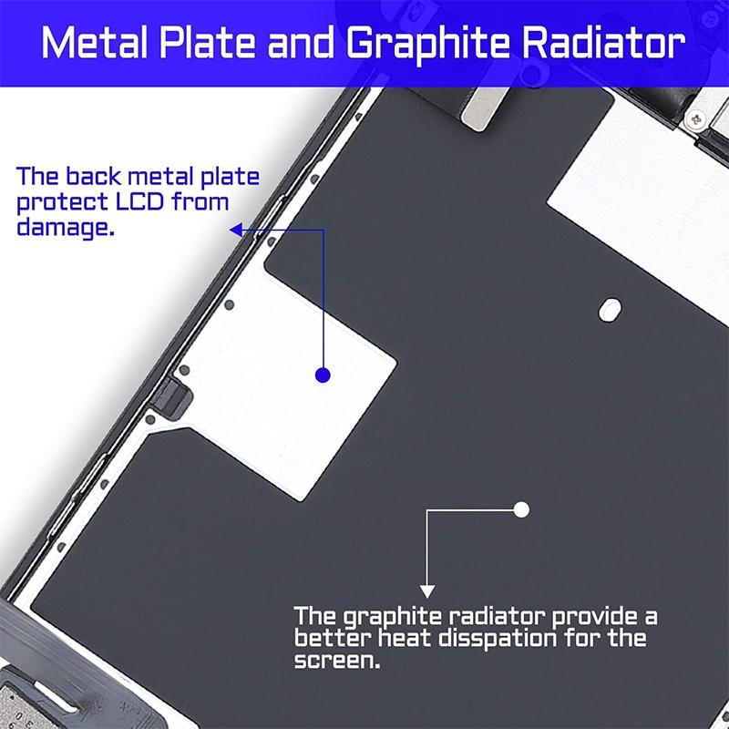for iPhone 8 8Plus  Generation Screen Replacement , LCD Display Touch Frame Digitizer Full Assembly Repair Tool Kits