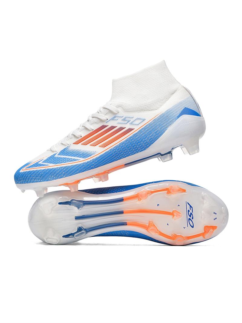 New Men's Adult Football Shoes Anti-Slip Ag Fg Long Studs Professional Competition Training Indoor Outdoor Lawn Soccer Boots Football Field Boots Soccer Cleats
