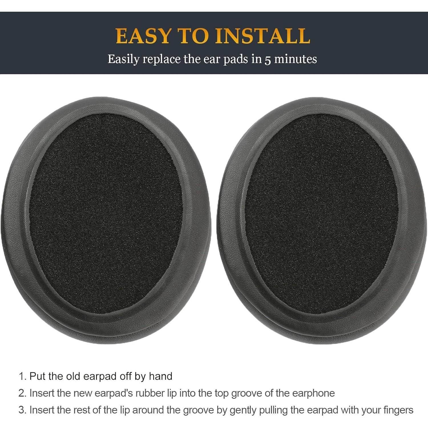 Ath M50x Earpads Cooling Gel Ear Cushions, Upgraded Earcups Replacement for Audio Technica, Steelseries, Hyperx Headphones