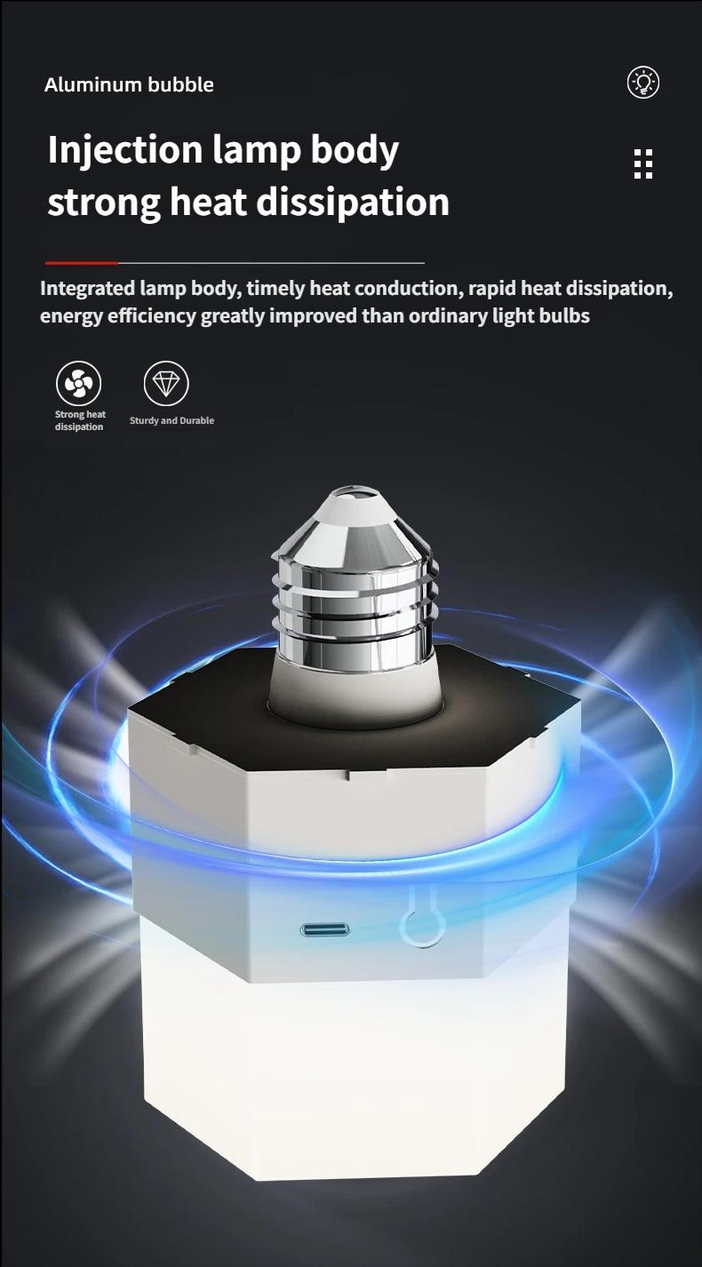 E27 LED Bulb Remote Control RGB Color Changing Dimmable Magnetic Mount Ideal for Any Room Multi-Purpose Lighting Solution