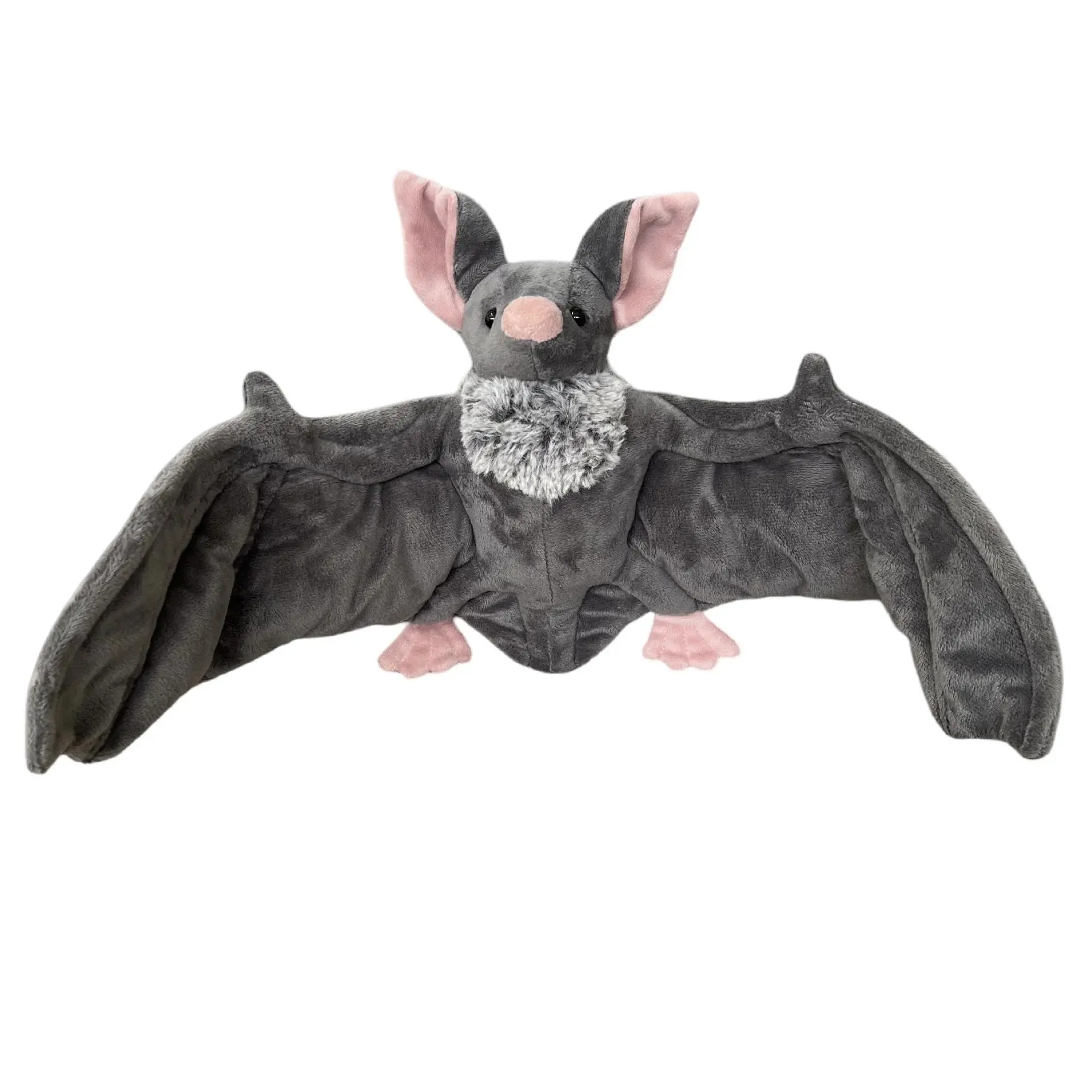 22cm Lovely Grey Bat Plush Toys Stuffed Bat Doll Throw Pillow For Boys and Girls Christmas Halloween Decoration Birthday Gifts