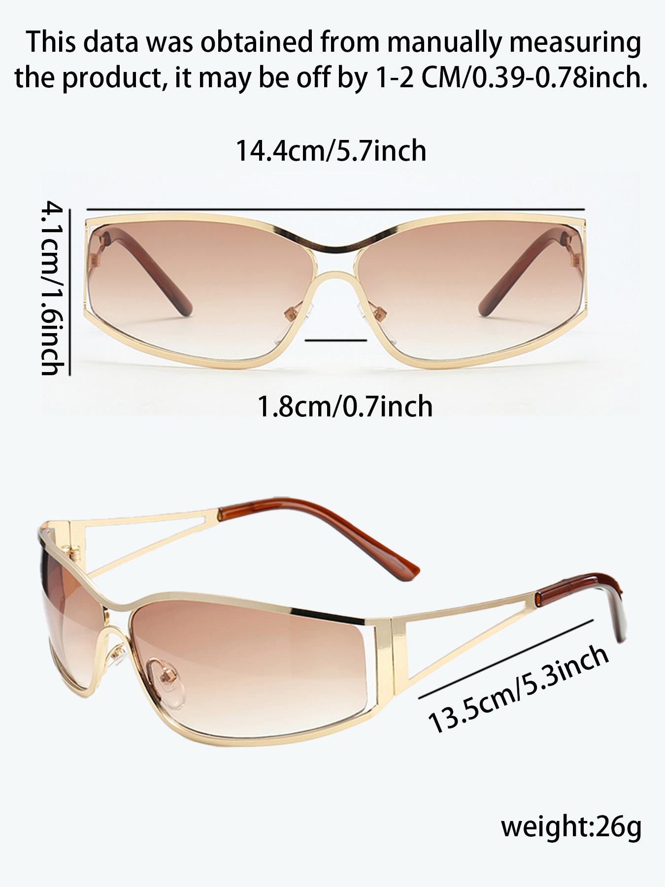 Vintage Frame Sunglasses, Trendy Casual Sunglasses for Women, Fashion Accessories for Everyday Use and Outdoor Activities, Sunglasses Frames