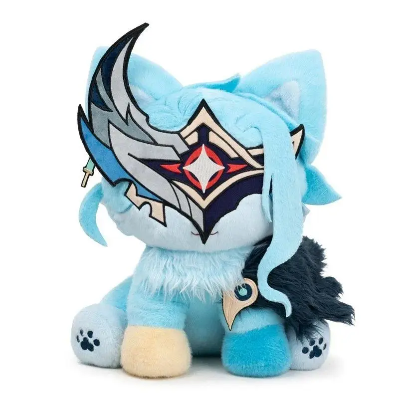 Game Stuffed Doll Toys Plushie Cosplay Genshin Impact Il Dottore The Doctor Doll Plush Toys Dog Cat Style Doll Gifts
