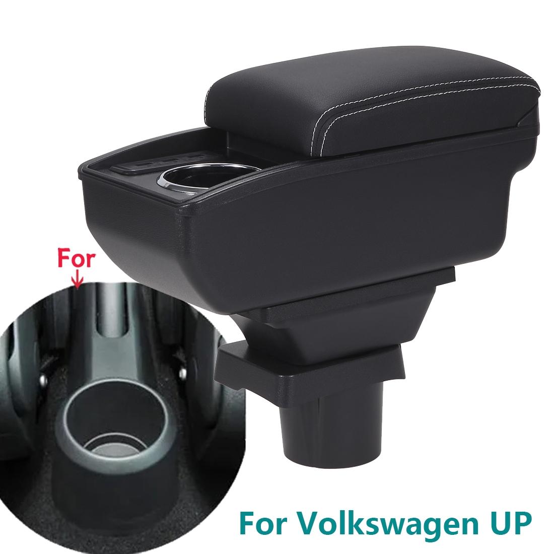 Car Armrest Box, Car Armrest Storage Box for VW Polo, Dedicated Storage Box for Interior Details, Essential Car armrest cover for VW Polo Vento ，Car Armrest Box for Volkswagen UP 2009-2020,car armrest case holster for VW Polo Vento，
