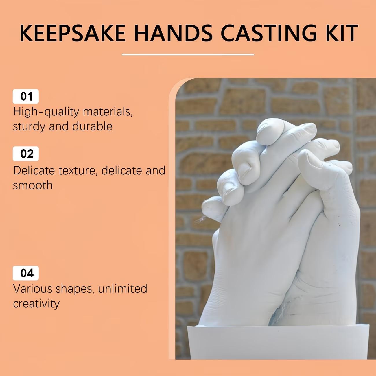 Creative 3D Handprint Cloning Powder, Valentine's Day Souvenirs, Original Casting Set, Perfect Gift for Couples, Family, Friends