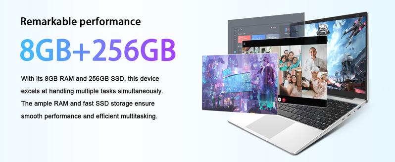 Newest 14.1 Inch Laptop, Notebook Windows 11 Laptop Computer, Intel Celeron N4020C(up to 2.8GHz), 8GB RAM 256GB SSD, Full HD 1920x1080, Mini HDMI, USB3.0, Webcam, TF Card, Type-c, 5000mAh Battery 2024 Laptop Computer on Sales springtok